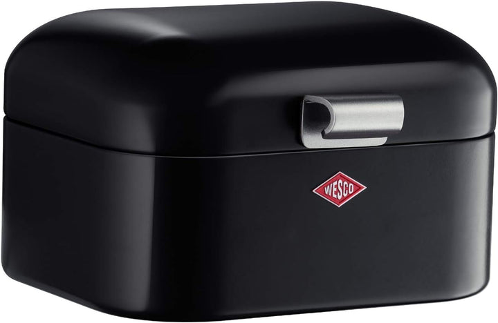 Wesco 235 001 Mini Grandy coș pentru pâine 17 x 18 x 12 cm (L/W/H) roz, oțel inoxidabil Cutii depozitare alimente Naty Shop Negru