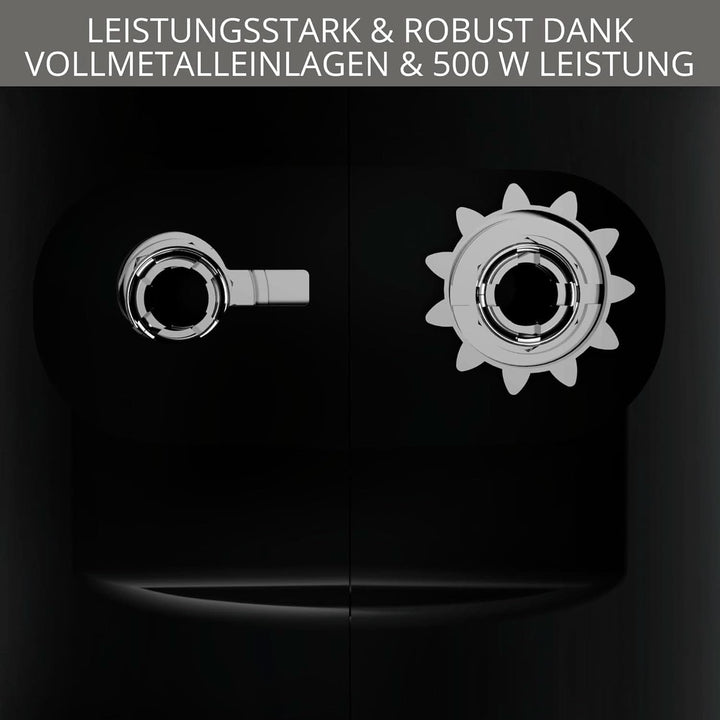 Krups 3Mix 7000 Handmixer 60 Jahre Special Edition, 500 Watt, Knet- Und Rührhaken Aus Edelstahl, Langes Netzkabel, Zubehörtasche, F6085811, Schwarz/Kupfer Bucatarie Naty Shop