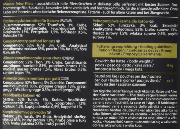 Fileuri fine în jeleu ton în jeleu de crab 24X100G