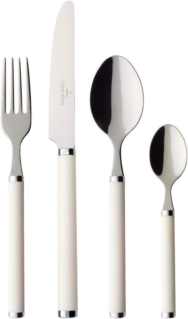 Set de tacâmuri Villeroy & Boch Play Green Garden, 24 piese, 6 persoane Bucatarie Naty Shop Alb 24 piese