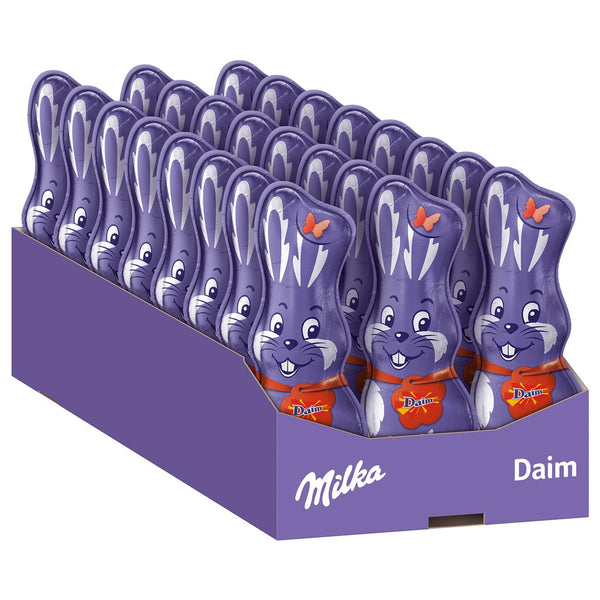 Milka Pachet vrac de ciocolată de Paște, 24 x 45 grame Bomboane de Ciocolata Naty Shop 24 x 45 grame
