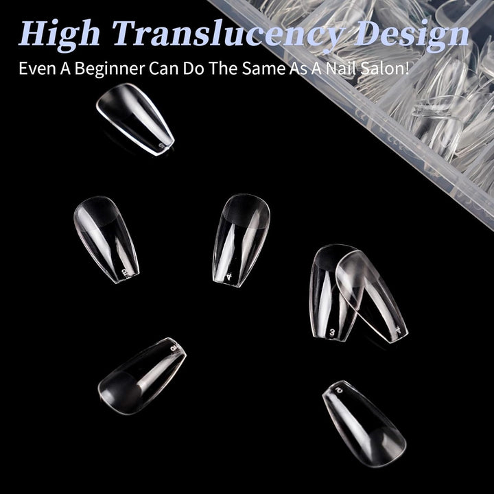 Unghii scurte cu acoperire completă, 120 de bucăți, 12 dimensiuni, vârfuri de unghii scurte pentru unghii cu gel, unghii artificiale pentru lipire, set de unghii cu pile de lipit, lustruitor de unghii, împingător de cuticule