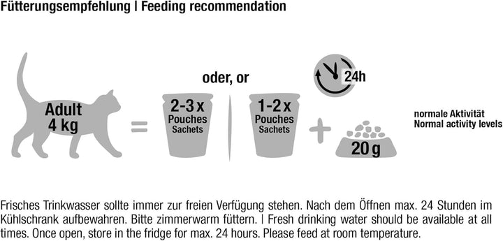 LEONARDO Fresh Pouch [16X70G Curcan cu fâșii de carne] Pulled Beef | Hrană umedă fără cereale pentru pisici | Hrană completă pentru pisici