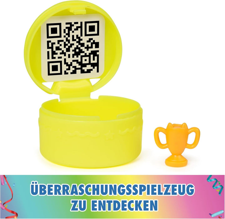 Casa de păpuși Gabby™S, set de 15 piese pentru casa de păpuși Purrfect Party cu aspect curcubeu, de peste 60 cm, cu figura Gabby, mobilier și efecte sonore, de la 3 ani Casute de papusi Naty Shop