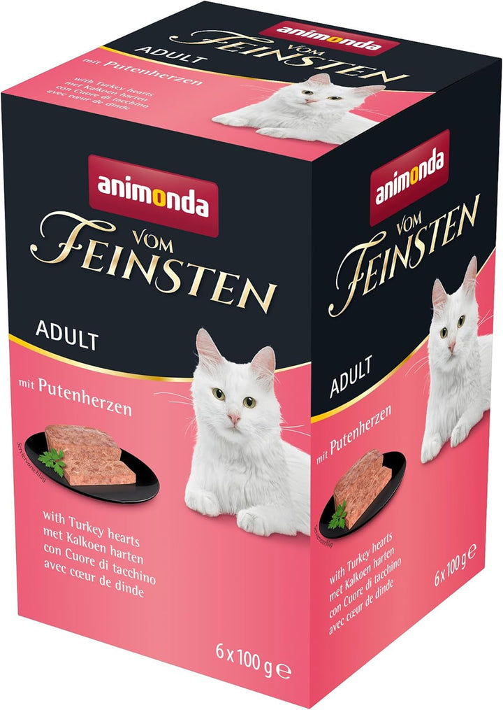 Animonda Vom Feinsten Adult Sauce Variety (32 X 100 G), hrană umedă pentru pisici adulte, hrană pentru pisici fără cereale și zahăr, bucăți fragede într-un sos delicios