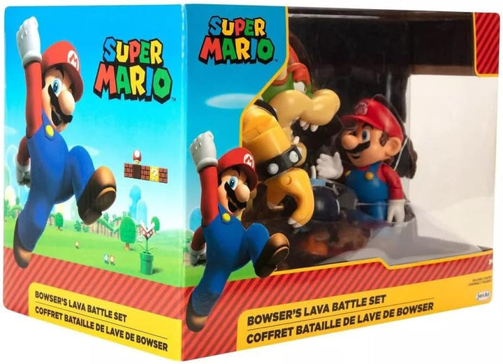 Nintendo Super Mario Bowser 18Cm Vs. Mario Set de figuri (Valul 1) Action figures Naty Shop