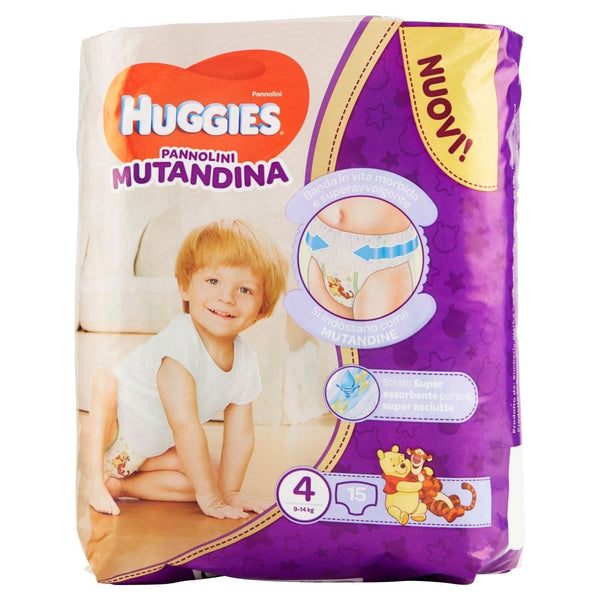Huggies PANNOLINI Mutandina, scutece de unică folosință, marimea 4 Mama si Copilul Naty Shop