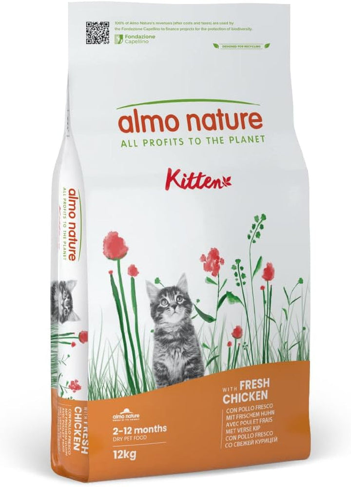 Almo Nature Holistic Kitten With Chicken And Rice- hrană uscată pentru pisoi, toate rasele 2kg