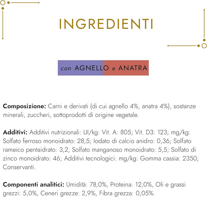 Purina Gold Pâté Moist Cat Lamb And Duck, 24 cutii la 85 G