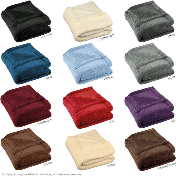 Celinatex pătură pufoasă 150 X 200 Cm albastru deschis pătură canapea cald pătură moale microfibră Fleece Oeko-Tex Montreal Paturi si Cuverturi Besuche den CelinaTex-Store