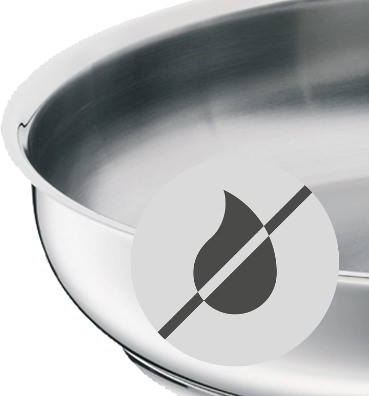 WMF Profi tigaie 28 cm, inducție, tigaie din oțel inoxidabil, neacoperită, rezistentă la cuptor Oale si Tigai Naty Shop