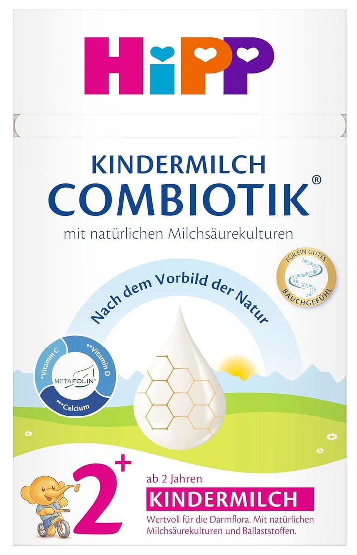 Hipp Milk Food Combiotik Lapte pentru copii organic Combiotik 2+, 4 x 600 grame Mama si Copilul Naty Shop