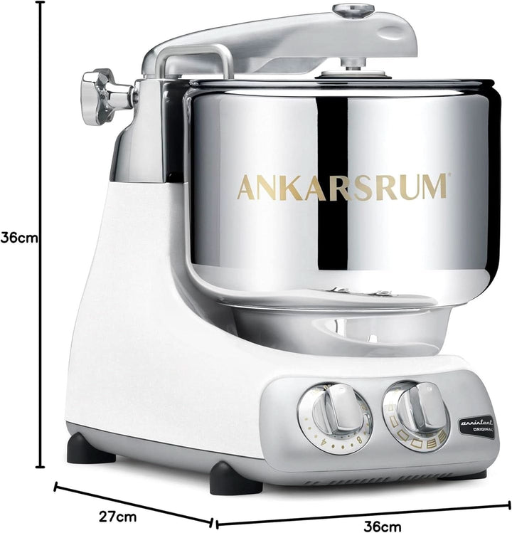 Ankarsrum - Asistent Original Base Kitchen Machine Creme AKM6230MW Mineral White Mama si Copilul Naty Shop