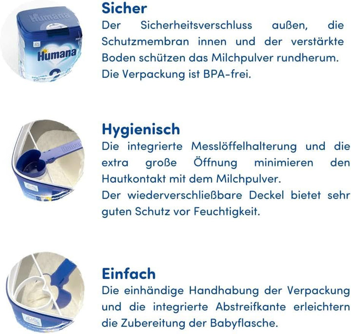 Lapte de continuare Humana PROBALANCE 2, după luna a 6-a, 750 grame Mama si Copilul Naty Shop