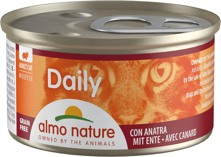 Almo Nature Daily Wet Food pentru pisici adulte Mousse cu somon - conservă 24X85 G
