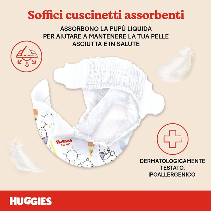 Huggies Baby, marimea 2 (3 – 6 KG), 24 scutece Mama si Copilul Naty Shop