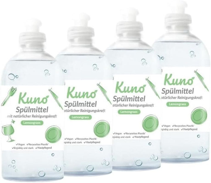 Kuno - Lichid de spălat vase manual, aroma si miros de lamaie, 500 ml Detergenti Bucatarie Naty Shop 4