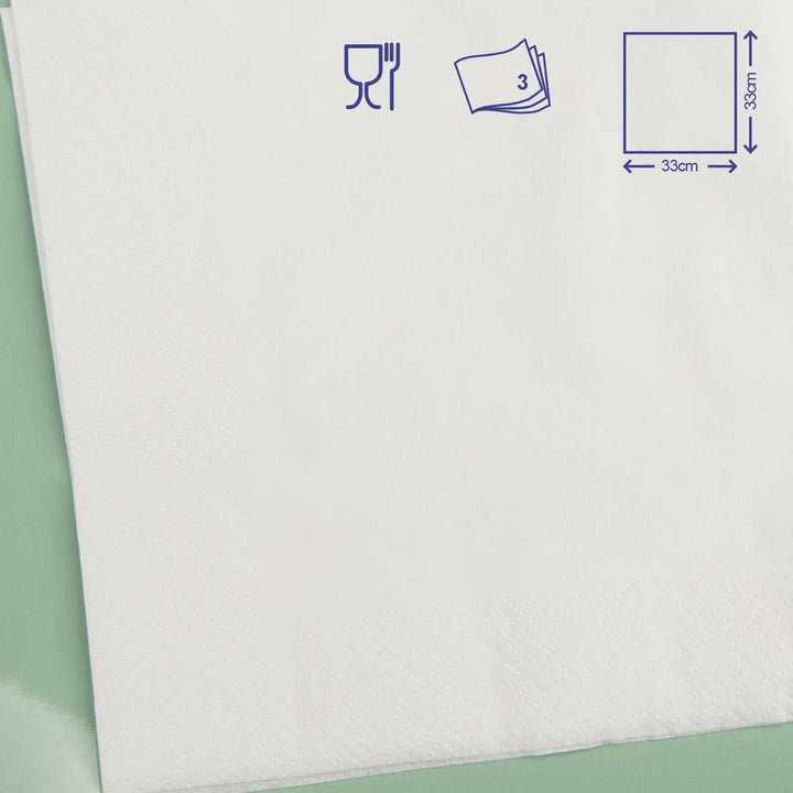 Șervețele de hârtie Renova, artă de masă, 50 de șervețele premium, 3 straturi