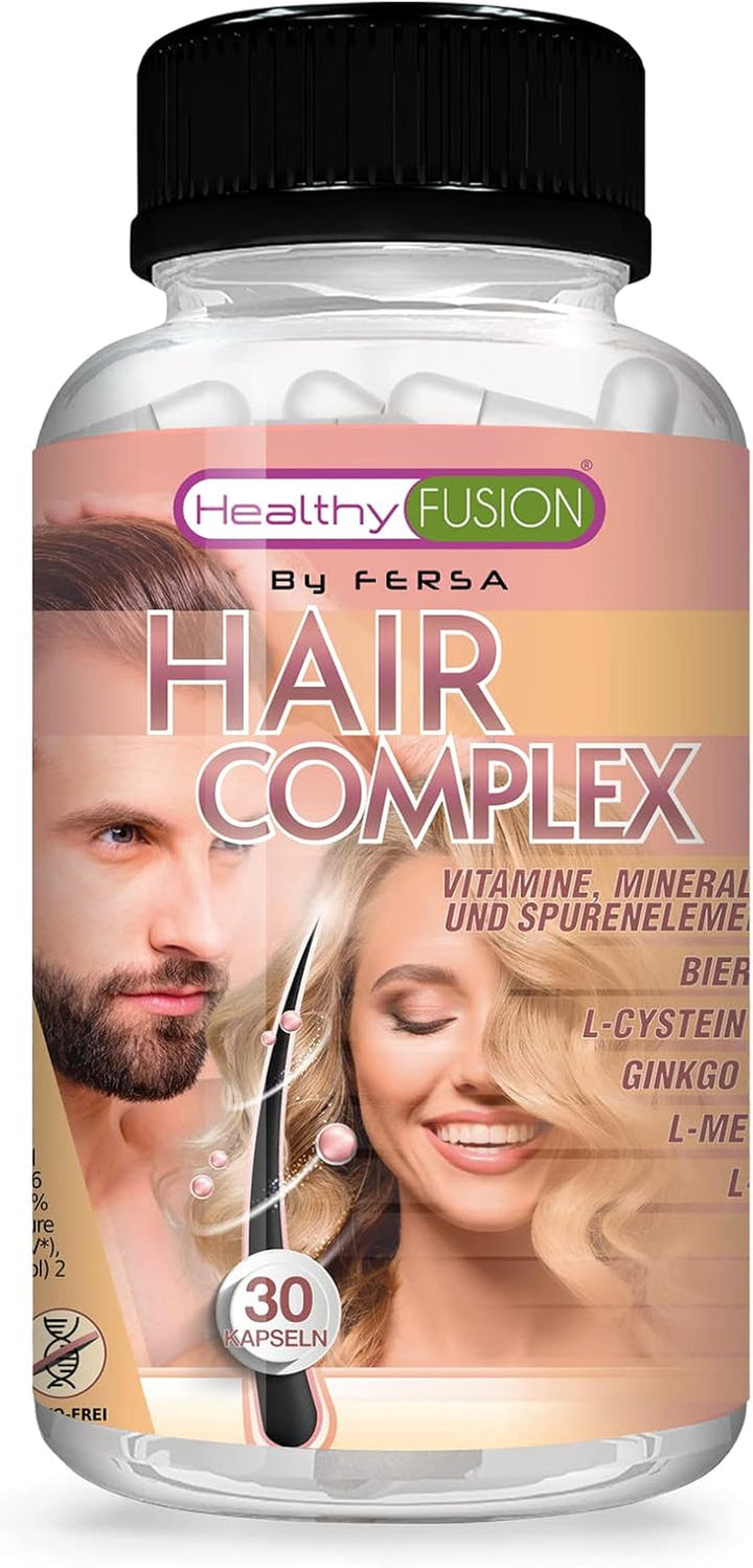 Healthy Fusion Haircomplex, eficient împotriva căderii părului, 30 capsule Ingrijire par Naty Shop Default Title