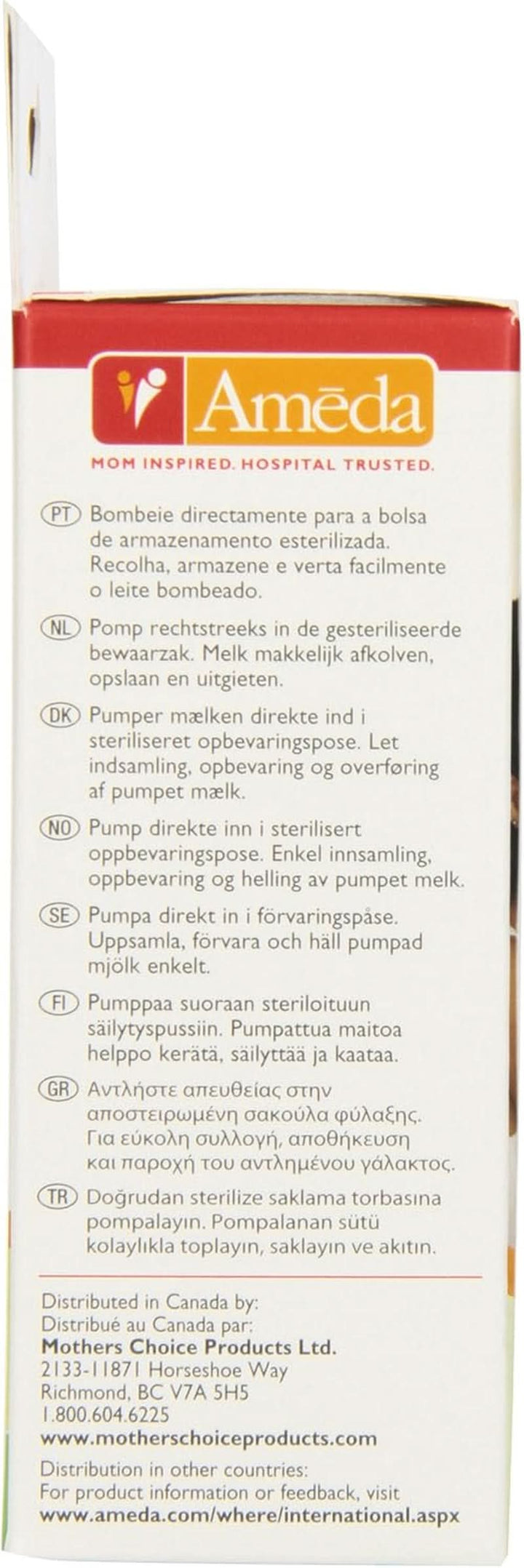 Pungi pentru lapte matern - 40 bucăți Accesorii Hrana si Alaptare Bebe Naty Shop