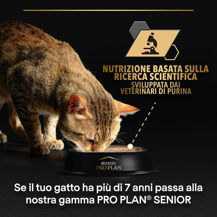 Purina Pro Plan Sterilised Mantainance Hrană umedă pentru pisici, sterilizată, pateu de somon și ton, 12 cutii la 85 g