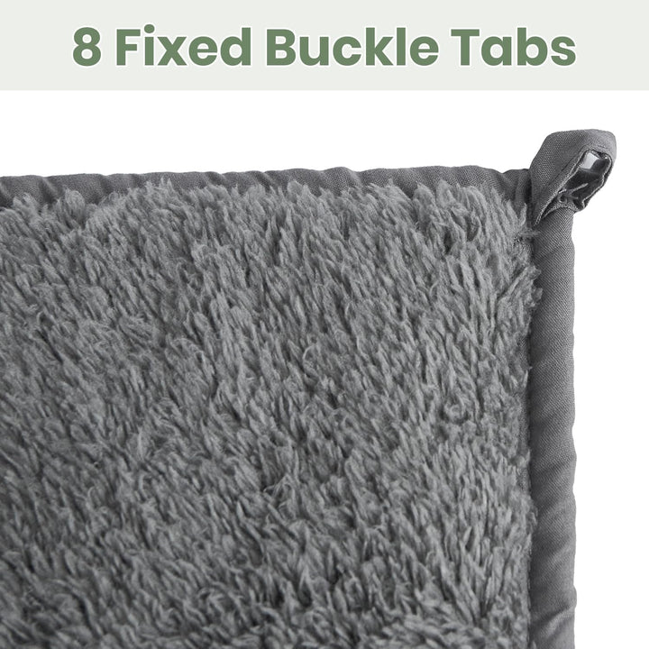 Pătură ponderată 8 Kg Pătură ponderată Pătură grea pentru dormit Adulți Gri 150 X 200 Cm Pătură confortabilă Pătură ponderată Pătură de viață pufoasă Paturi si Cuverturi Good Nite