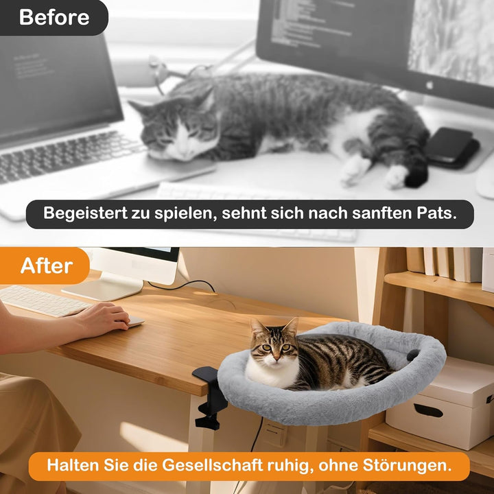 Trhillsbrad Pat suspendat pentru pisici Pat pliabil la 90° Șezlong pentru pisici Hamac pentru pisici Coș pentru pisici pentru dormit Pat hamac pentru pisici 59 x 38 cm până la 11 kg