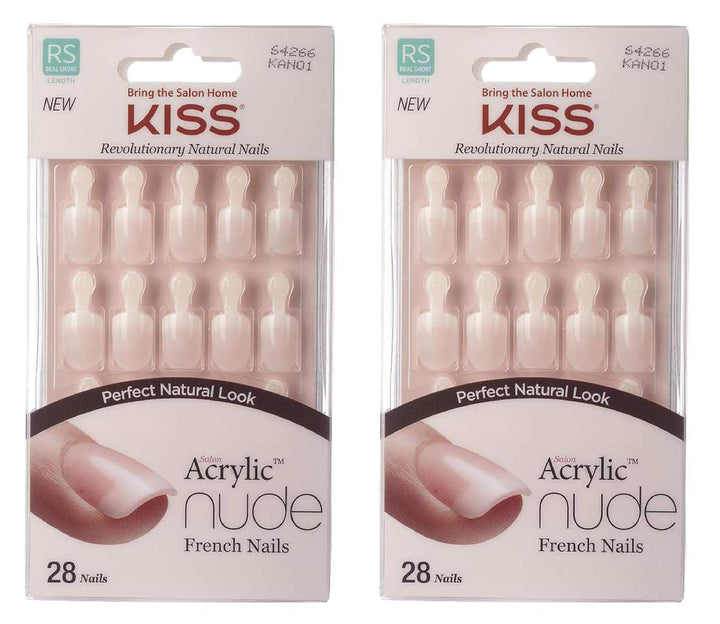 Kiss Nude Nails Unghii Uimitoare (Pachet de 2)