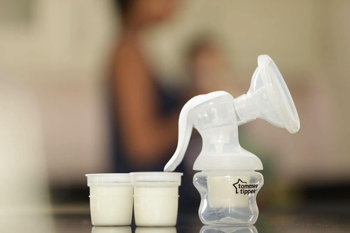 Tommee Tippee Closer to Nature Recipiente pentru depozitarea laptelui matern cu capac, 60 ml Accesorii Hrana si Alaptare Bebe Naty Shop