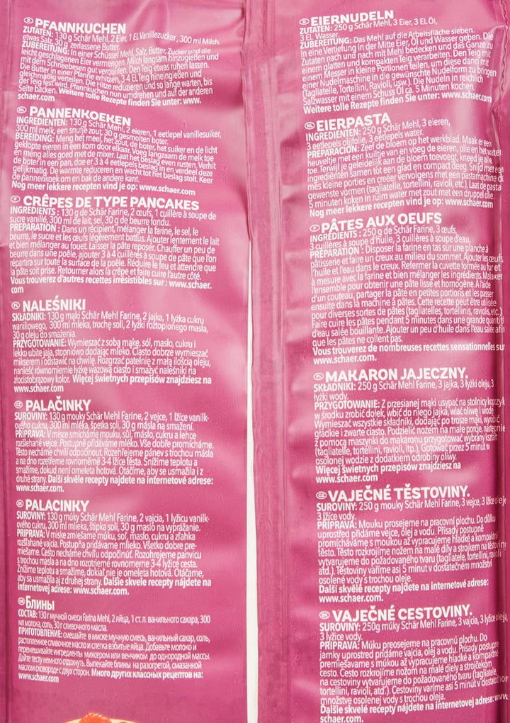 Mehl "Farine" - Basismehlmischung Glutenfrei 1Kg, 10Er Pack Amestec pentru copt si gatit Naty Shop