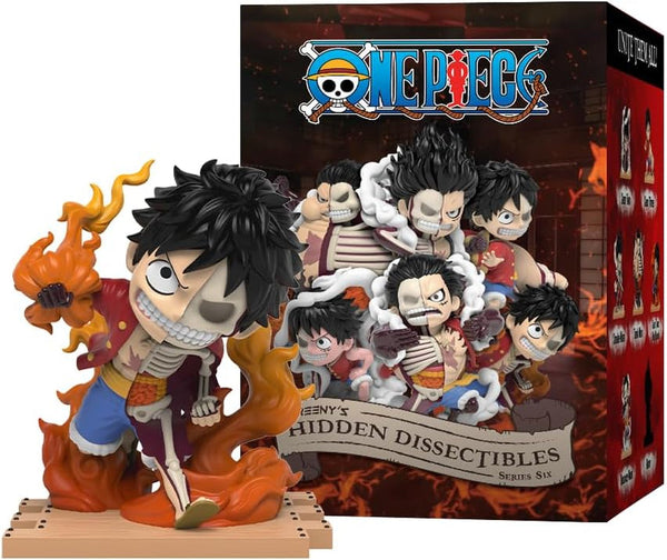Mighty Jaxx Hidden Dissectibles: One Piece Series 6 (Luffy Gears) | Surprise Box Collectible Figure | ONE Random Character Action figures Naty Shop Singur