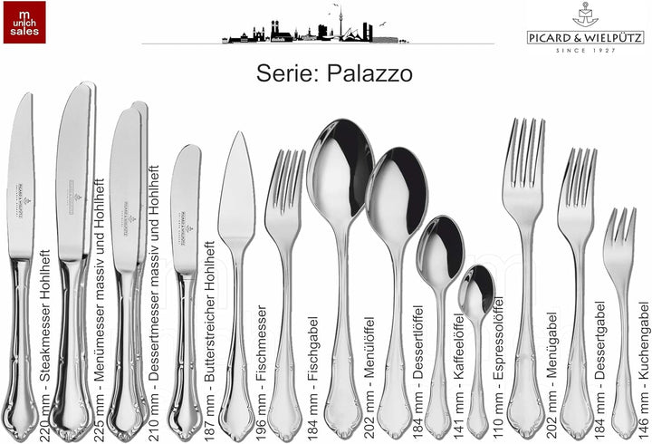Set de tacâmuri Palazzo solid 30 piese Bucatarie Naty Shop