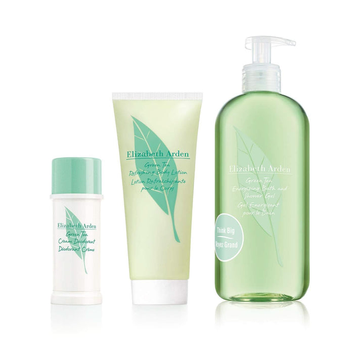 Elizabeth Arden Green Tea, lotiune de corp racoritoare cu ceai verde pentru femei, 200 ml Cosmetice si Infrumusetare Naty Shop Set cu gel de duș + cremă deodorantă