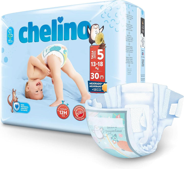 Scutece Indas Fashion & Love, Junior T 5 Pentru 13-18 kg, (30 bucăți) Mama si Copilul Naty Shop