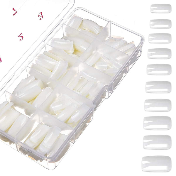 500 buc unghii artificiale naturale false artă completă sicriu unghii sfaturi pentru femei fete