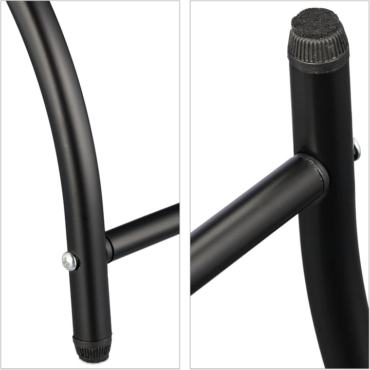 Hamac Relaxdays pentru pisici, scaun suspendat, înălțat, ÎxlxA: 25 x 44 x 42 cm, pat pentru pisici, gri închis/negru