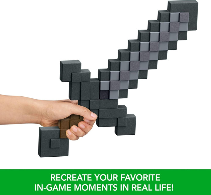 Colecția de accesorii pentru jucării Mattel Minecraft Battle în design pixelat pentru jocuri de rol (stiluri diferite), JCV19, [Multicolor] Action figures Naty Shop