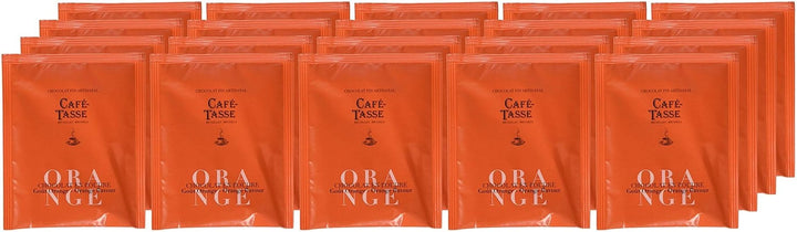 Ciocolată de băut cu aromă de portocale Café Tasse 20 pliculețe, 1 pachet (1 X 400 G) Cacao si Ciocolata Calda Naty Shop