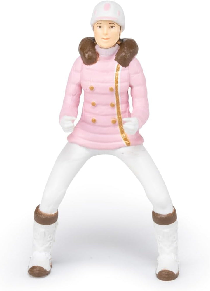 PAPO - Horse figure - Rider Fashion Winter, pasiune pentru călărie, jucărie pentru copii de la 3 ani. Action figures Naty Shop