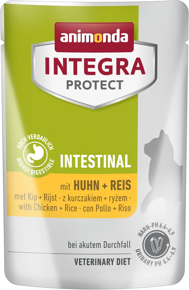 Animonda INTEGRA PROTECT Hrană umedă pentru pisici cu diabet zaharat cu curcan (24 X 85G), recomandată de veterinar pentru diabet zaharat, dezvoltată împreună cu veterinari pentru pisici adulte