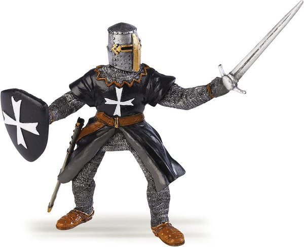 Papo -Pictate manual - Figuri -Medieval-Fantasy - Cavalerii Sfântului Ioan cu sabie-39938-Collectable-Pentru copii - Potrivit pentru băieți și fete - De la 3 ani Action figures Naty Shop Titlu implicit