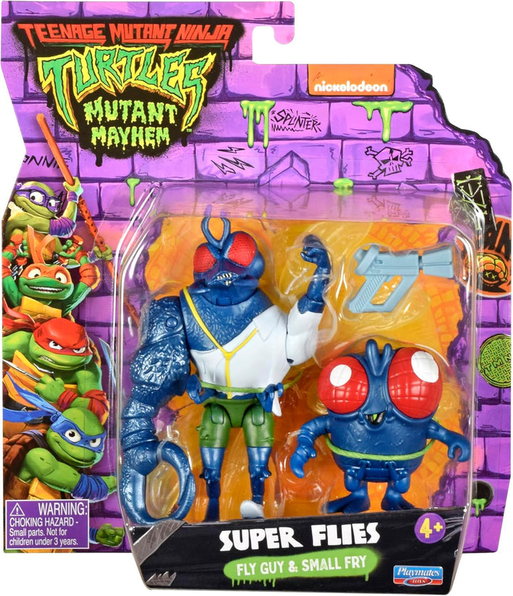 TEENAGE MUTANT NINJA Turtles - Figura de bază Ray Fillet Action figures Naty Shop Fly Guy Muscă mică