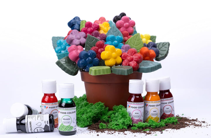 Coloranți alimentari OS-LC VERDE ÎNCHIS 18 ml Colorant alimentar pentru ciocolată albă, praline, creme, produse de patiserie grase, decorațiuni pentru torturi și tarte