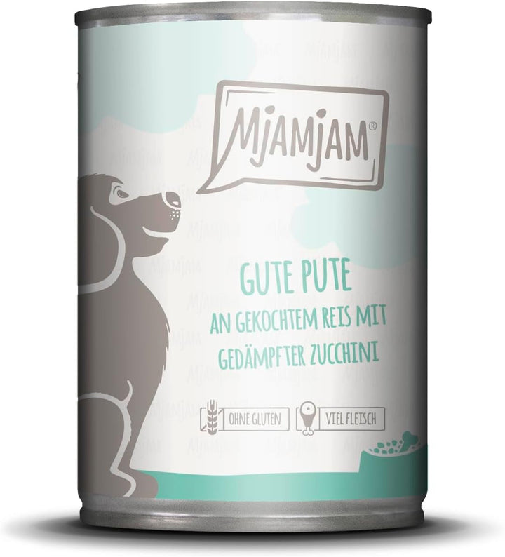 Mjamjam - Hrană umedă premium pentru pisici - Rață și pasăre fină cu morcovi delicioși, 1 pachet (1 X 400 G), fără cereale cu extra carne