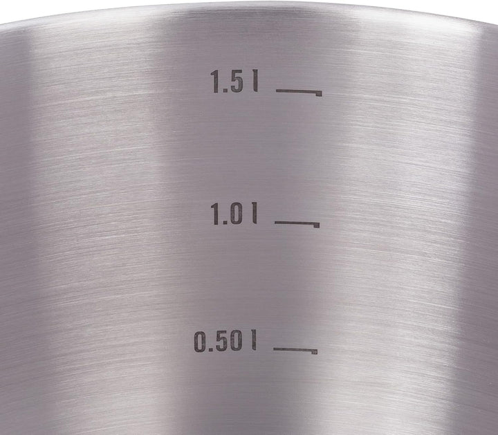 Tatonka Food Bowl - Recipient / bol pentru alimente din oțel inoxidabil - Cu capac, cleme de fixare și scalare a volumului - 0,5L / 0,75L / 1L volum Cutii depozitare alimente Naty Shop