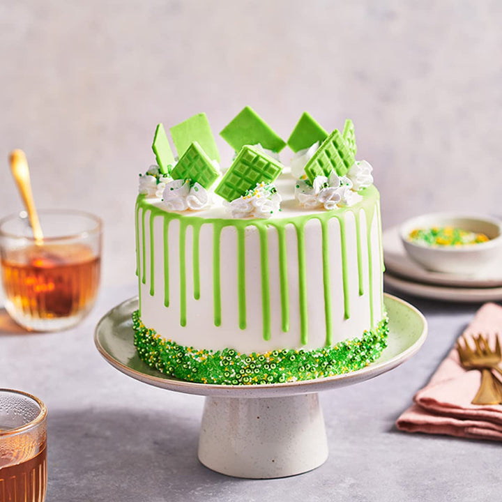 Funcakes Choco Drip Spring Green (Grün): Köstlicher Geschmack, Einfach Zu Verwenden, Perfekt Für Tropfkuchen, Drip Geschmack Nach Schokolade. Wiederverschließbare Packung 180 G. Amestec pentru copt si gatit Naty Shop