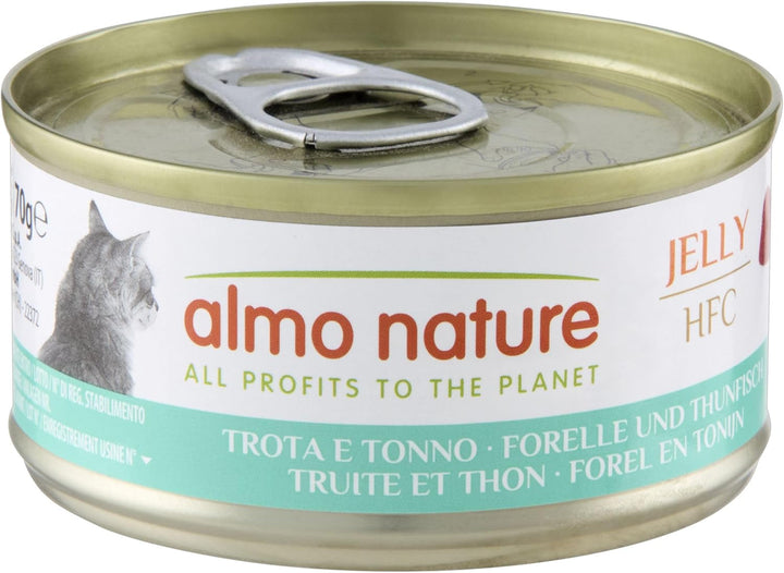 Almo Nature HFC Natural Wet Chicken Thigh Hrană umedă pentru pisici 24Pack (24 X 70G)