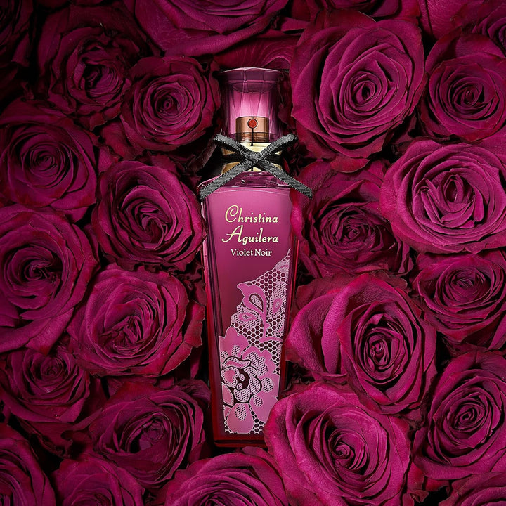 Christina Aguilera - Violet Noir Fine Fragrance Mist, Parfum cu note florale și fructate, Parfum pentru femei - 236 ml