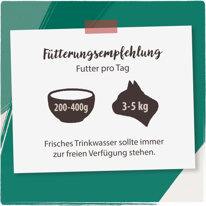 Venandi Animal Premium Hrană umedă pentru pisici, curcan ca monoproteină, 6 x 800 g, fără cereale și naturală, 4,8 kg