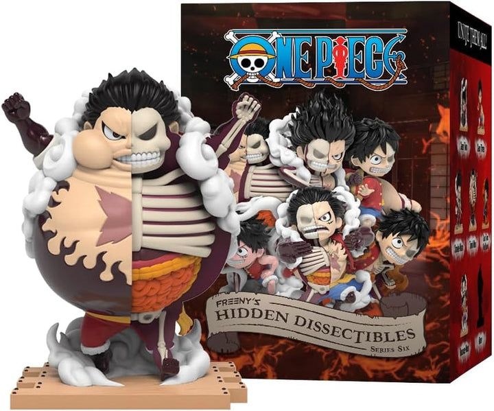 Mighty Jaxx Hidden Dissectibles: One Piece Series 6 (Luffy Gears) | Surprise Box Collectible Figure | ONE Random Character Action figures Naty Shop